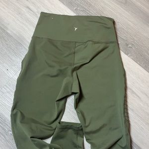 Army green workout pants